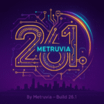 Official Brand Logo of Metruvia Build 26.1