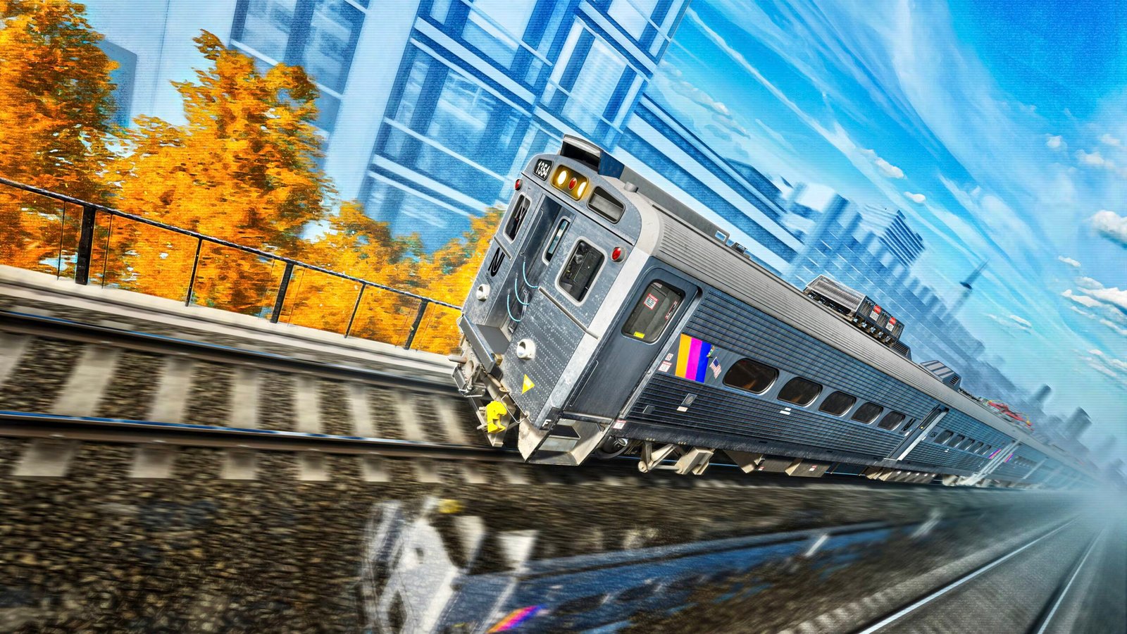 Official Cover of Train Sim World.