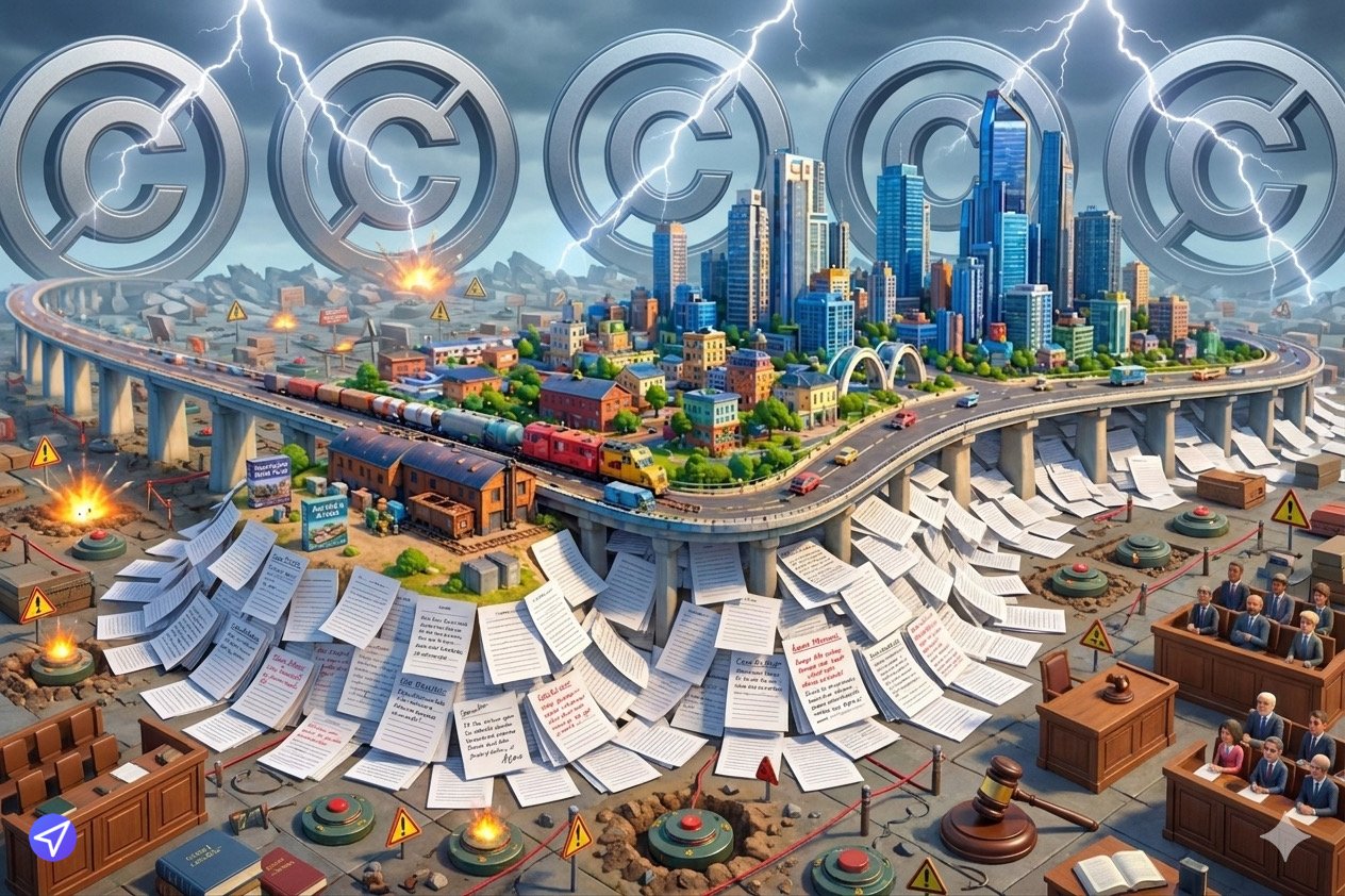Metruvia Content Creator Series transport fever 2 and Copyright Minefield Cover Art.